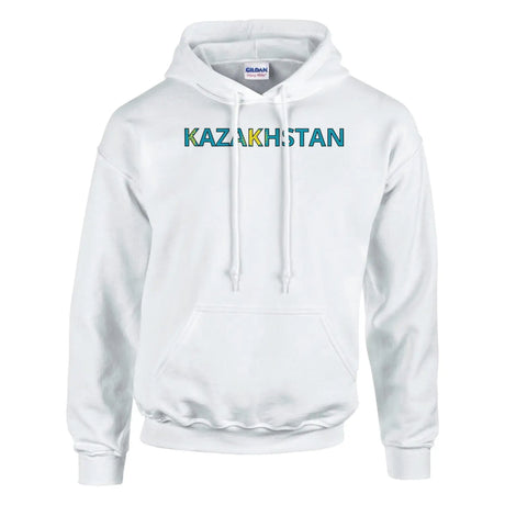 Sweat drapeau kazakhstan en écriture - pixelforma