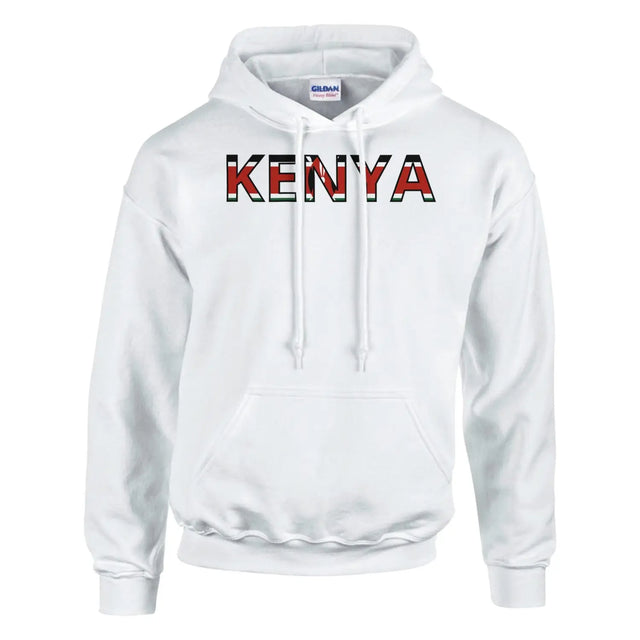 Sweat drapeau kenya en écriture - pixelforma