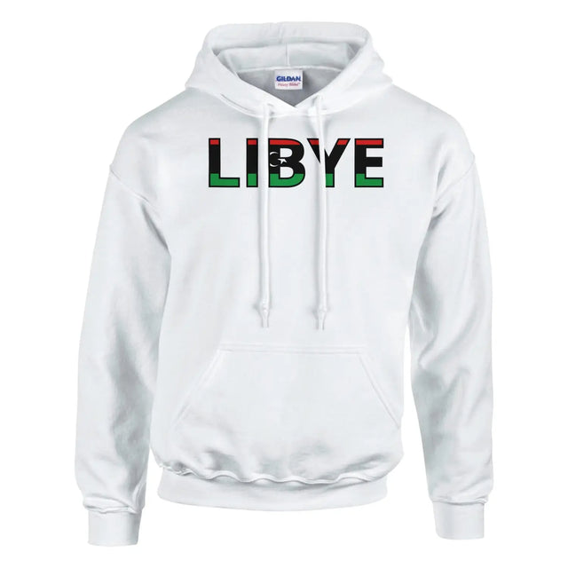 Sweat drapeau libye en écriture - pixelforma