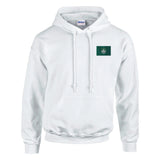 Sweat à capuche drapeau macao brodé coton mélangé