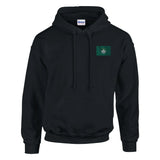 Sweat à capuche drapeau macao brodé coton mélangé
