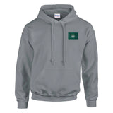 Sweat à capuche drapeau macao brodé coton mélangé