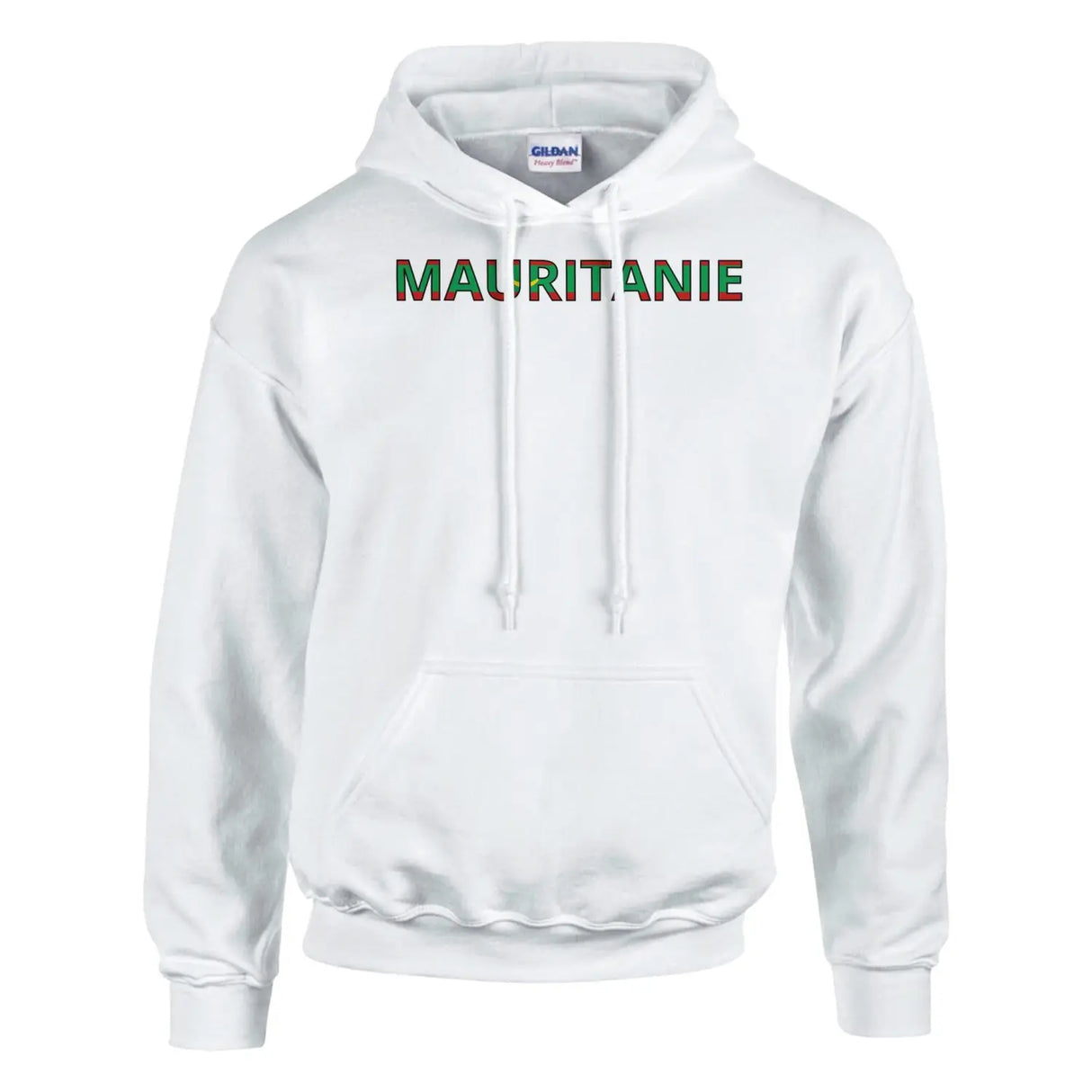 Sweat drapeau mauritanie en écriture - pixelforma