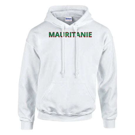 Sweat drapeau mauritanie en écriture - pixelforma