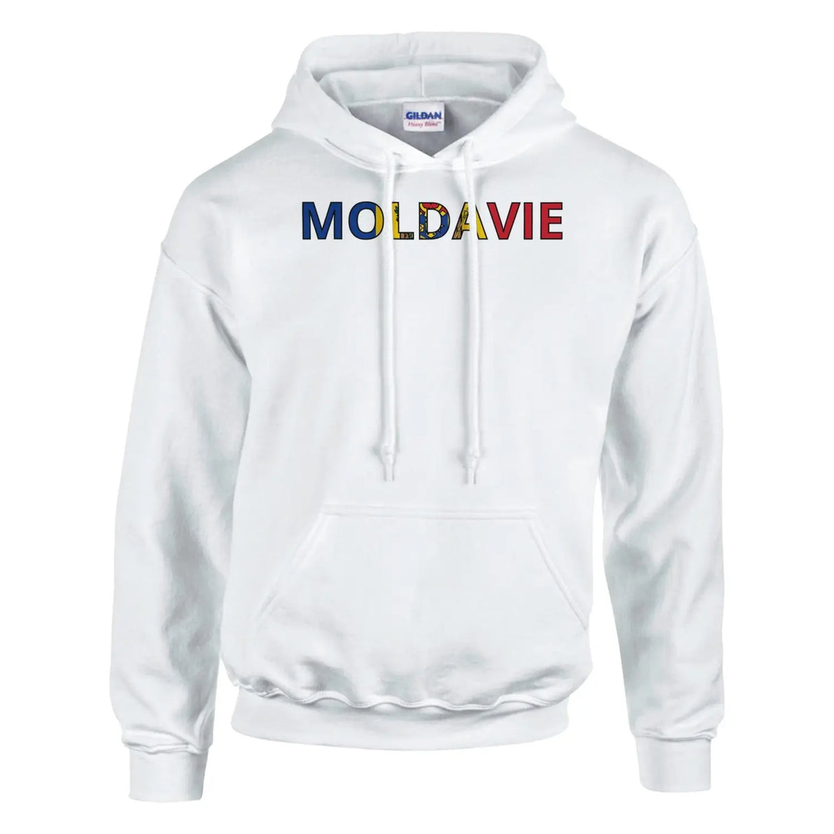 Sweat drapeau moldavie en écriture - pixelforma