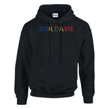 Sweat drapeau moldavie en écriture - pixelforma