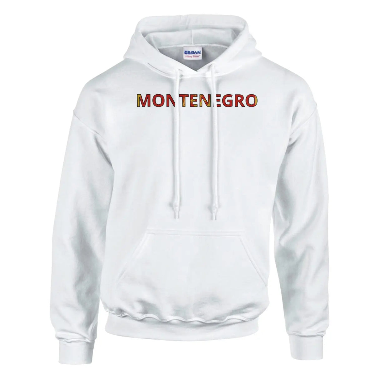 Sweat drapeau monténégro en écriture - pixelforma