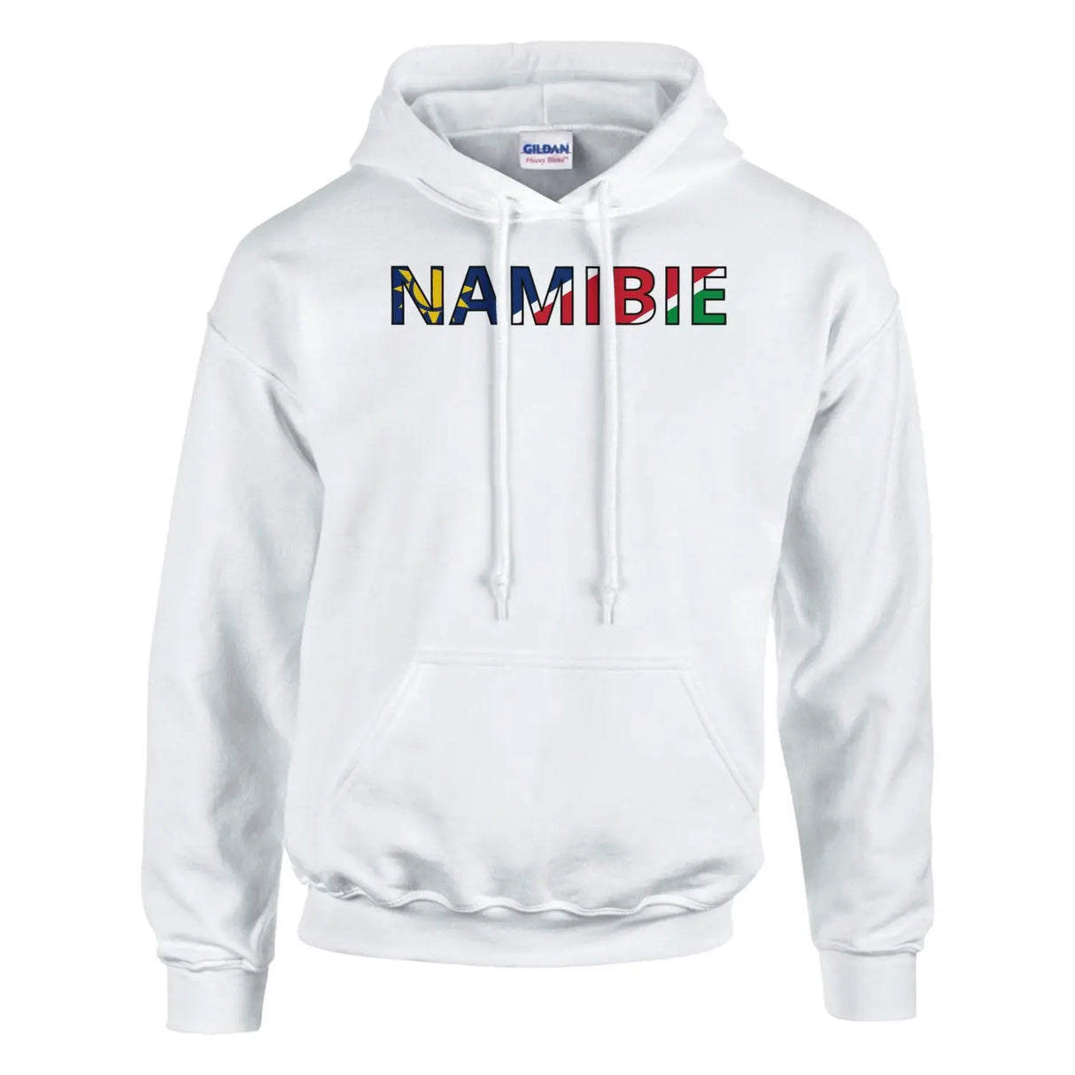 Sweat drapeau namibie en écriture - pixelforma