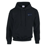 Sweat à capuche drapeau nauru coton mélangé brodé