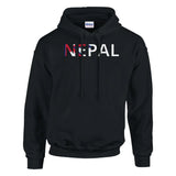 Sweat drapeau népal en écriture - pixelforma