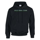 Sweat drapeau ouzbékistan en écriture - pixelforma