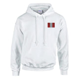 Sweat à capuche drapeau pérou broderie coton mélangé