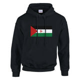 Sweat à capuche drapeau république arabe sahraouie coton