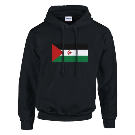 Sweat à capuche drapeau république arabe sahraouie coton