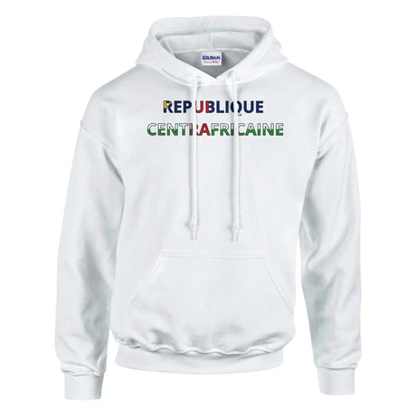 Sweat drapeau république centrafricaine en écriture - pixelforma