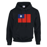 Sweat à capuche drapeau république de chine coton mélangé