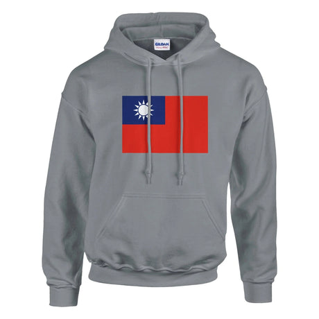 Sweat à capuche drapeau république de chine coton mélangé