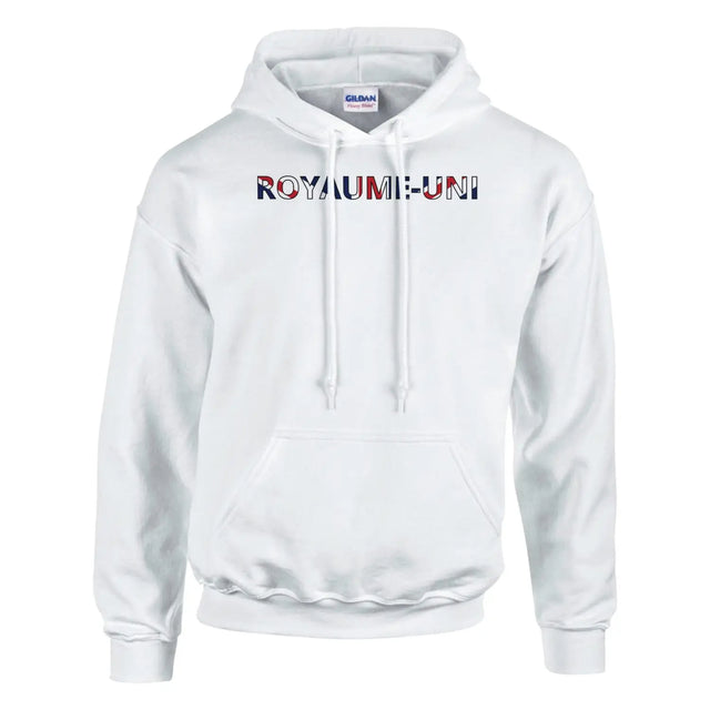 Sweat drapeau royaume-uni en écriture - pixelforma