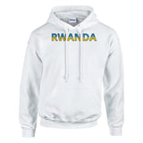 Sweat drapeau rwanda en écriture - pixelforma