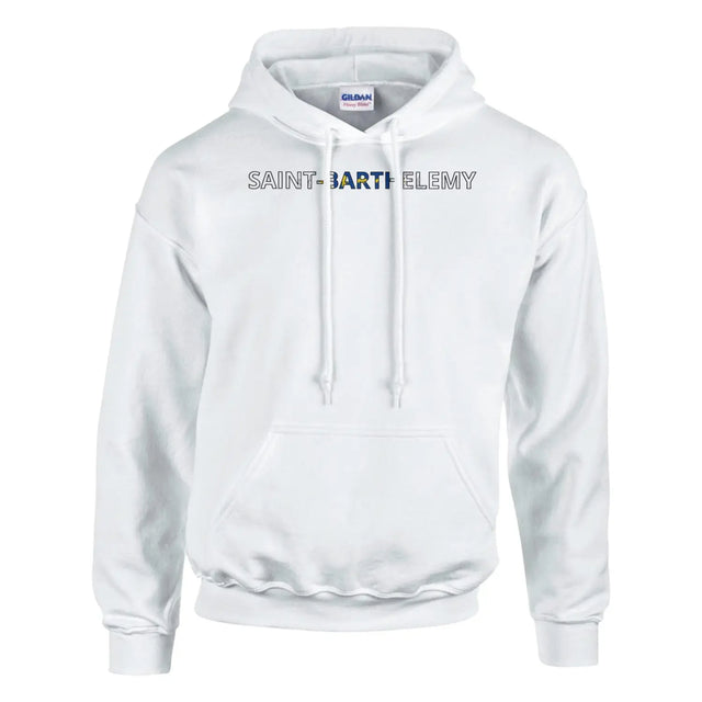 Sweat drapeau saint-barthélemy en écriture - pixelforma