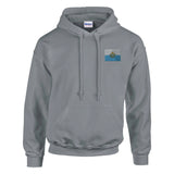 Sweat à capuche drapeau saint-marin broderie coton mélangé