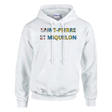 Sweat drapeau saint-pierre-et-miquelon en écriture - pixelforma