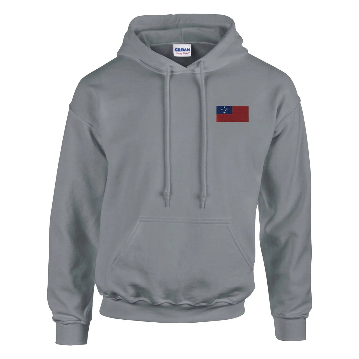 Sweat à capuche drapeau samoa coton mélangé broderie couleur