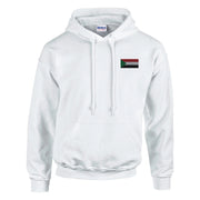 Sweat à capuche drapeau soudan coton mélangé brodé