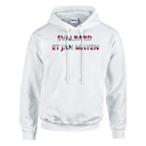 Sweat drapeau svalbard et jan mayen en écriture - pixelforma