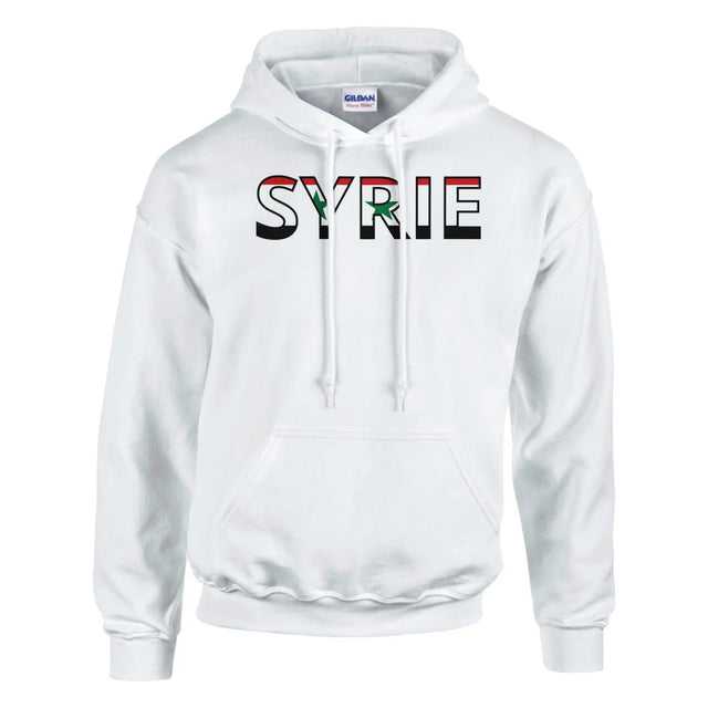 Sweat drapeau syrie en écriture - pixelforma