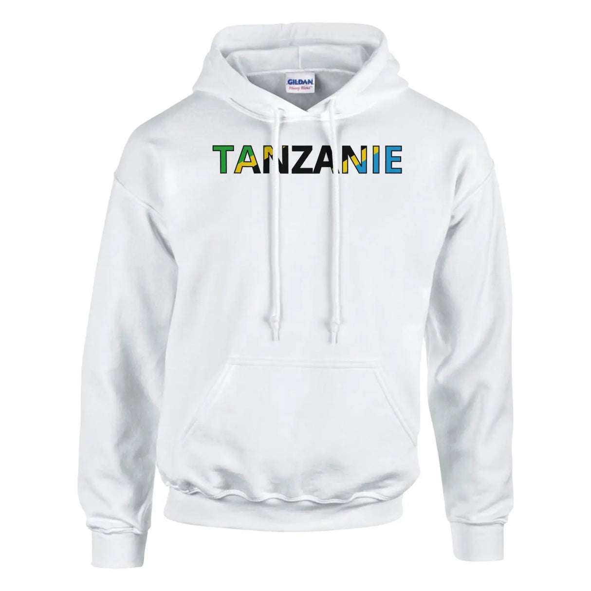 Sweat drapeau tanzanie en écriture - pixelforma