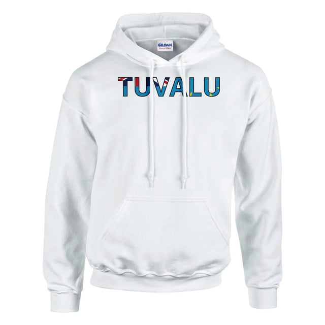 Sweat drapeau tuvalu en écriture - pixelforma