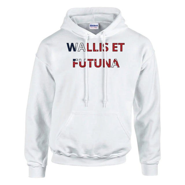 Sweat drapeau wallis-et-futuna en écriture - pixelforma