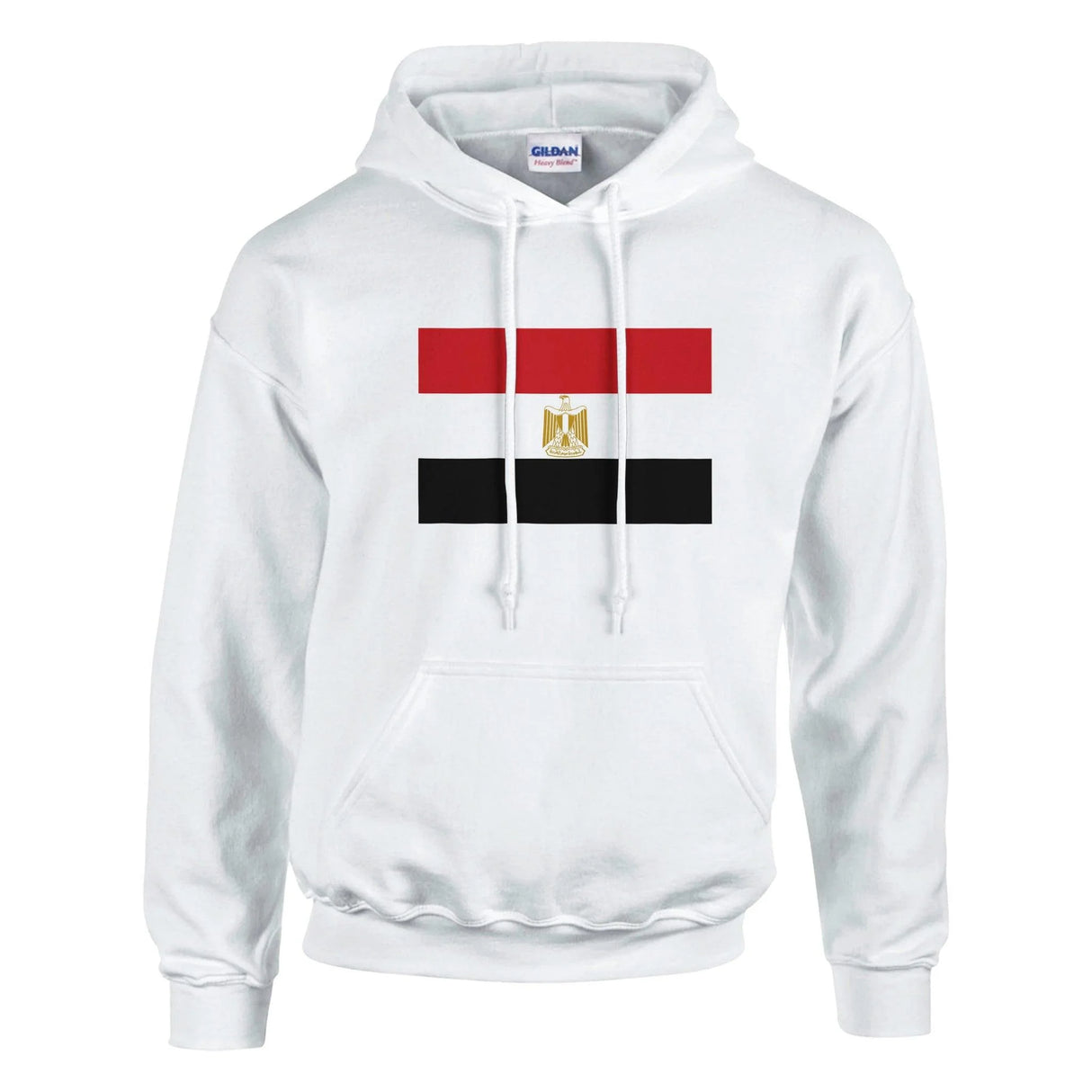 Sweat à capuche égypte coton mélangé broderie couleur