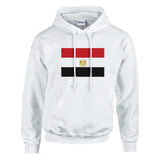 Sweat à capuche égypte coton mélangé broderie couleur