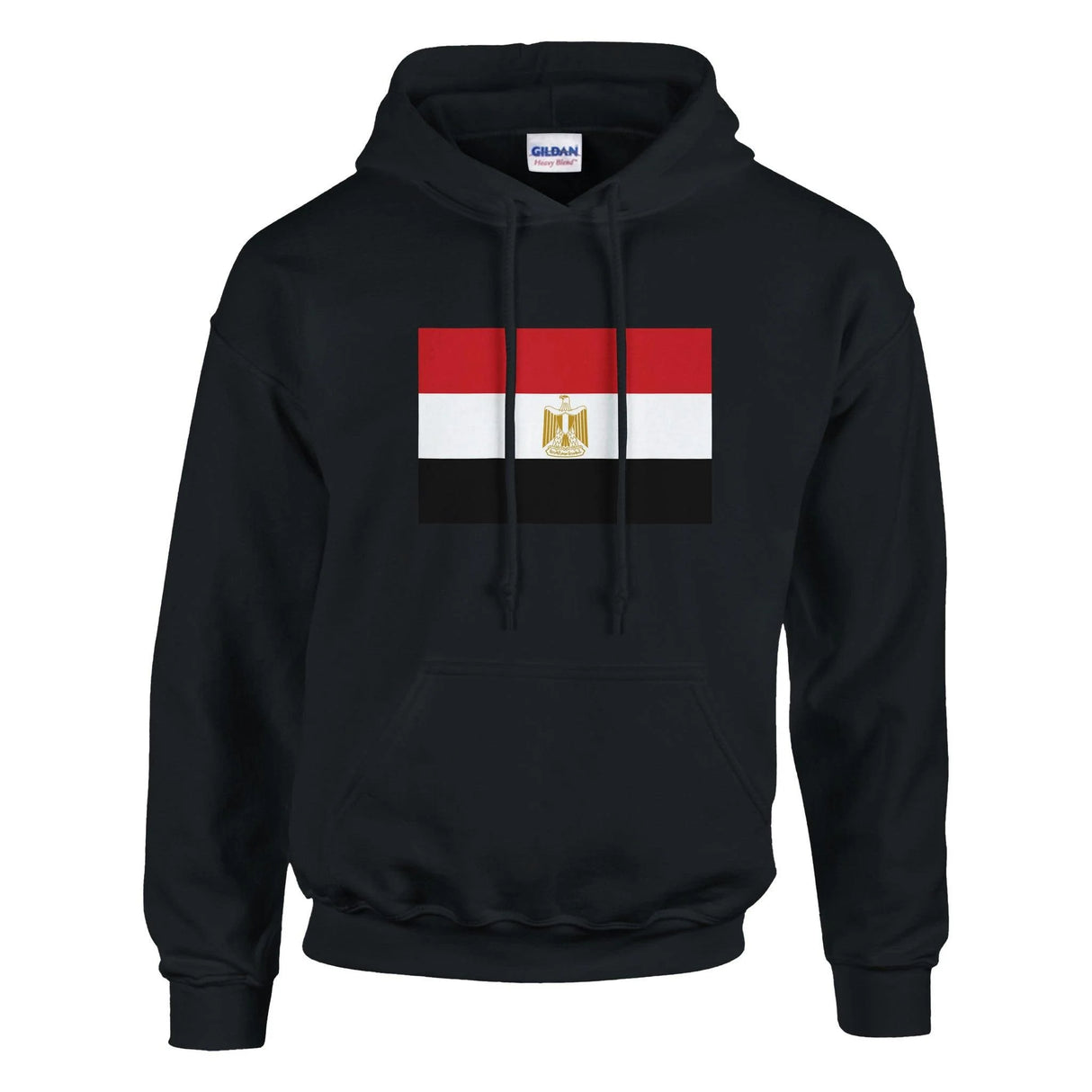 Sweat à capuche égypte coton mélangé broderie couleur