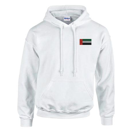 Sweat à capuche émirats arabes unis broderie coton mélangé