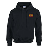 Sweat à capuche espagne coton mélangé broderie couleur