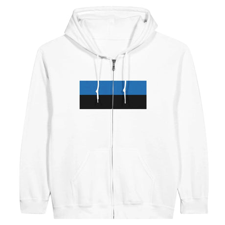 Sweat à capuche estonie coton mélangé broderie soignée