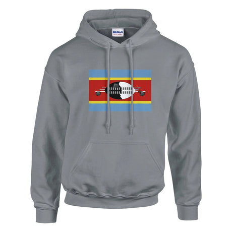 Sweat à capuche eswatini coton mélangé broderie couleur