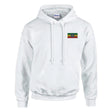 Sweat à capuche éthiopie coton mélangé brodé confort