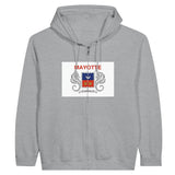 Sweat à capuche à fermeture éclair Drapeau de Mayotte - Pixelforma 