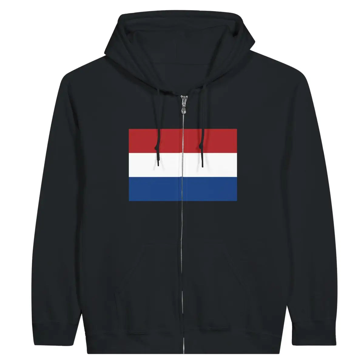 Sweat à capuche à fermeture éclair Drapeau des Pays-Bas - Pixelforma 