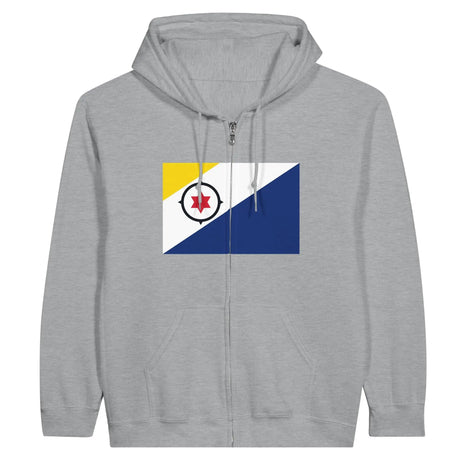 Sweat à capuche à fermeture éclair drapeau pays-bas caraibéen