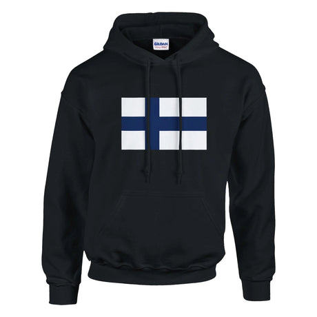 Sweat à capuche finlande coton mélangé broderie durable