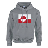Sweat à capuche groenland coton mélangé broderie