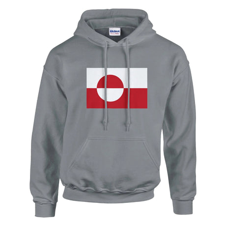 Sweat à capuche groenland coton mélangé broderie