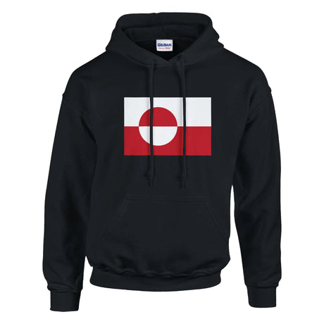 Sweat à capuche groenland coton mélangé broderie
