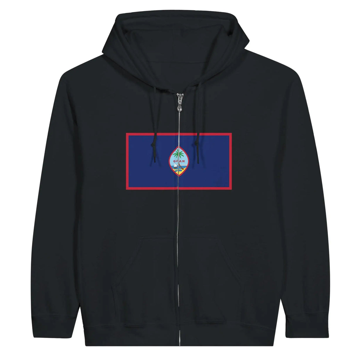 Sweat à capuche guam coton mélangé broderie confort optimal
