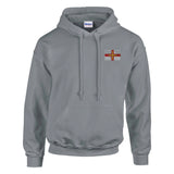 Sweat à capuche guernesey brodé coton mélangé durable